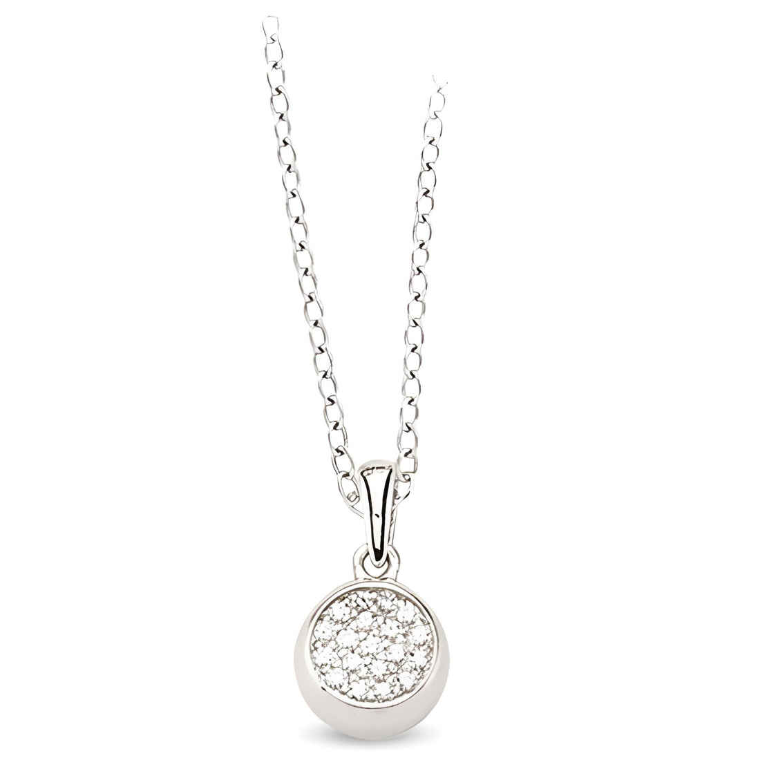 Silber Kette Anhänger Zirkonia