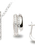 Zirkonia Schmuckset Silber weiss