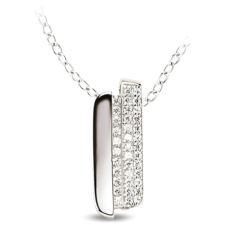 Zirkonia Schmuckset Silber weiss