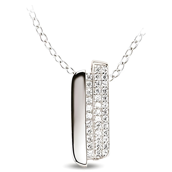 Zirkonia Schmuckset Silber weiss