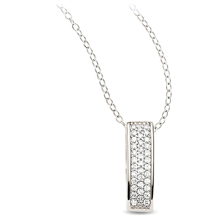 Zirkonia Schmuckset Silber weiss