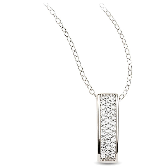 Zirkonia Schmuckset Silber weiss