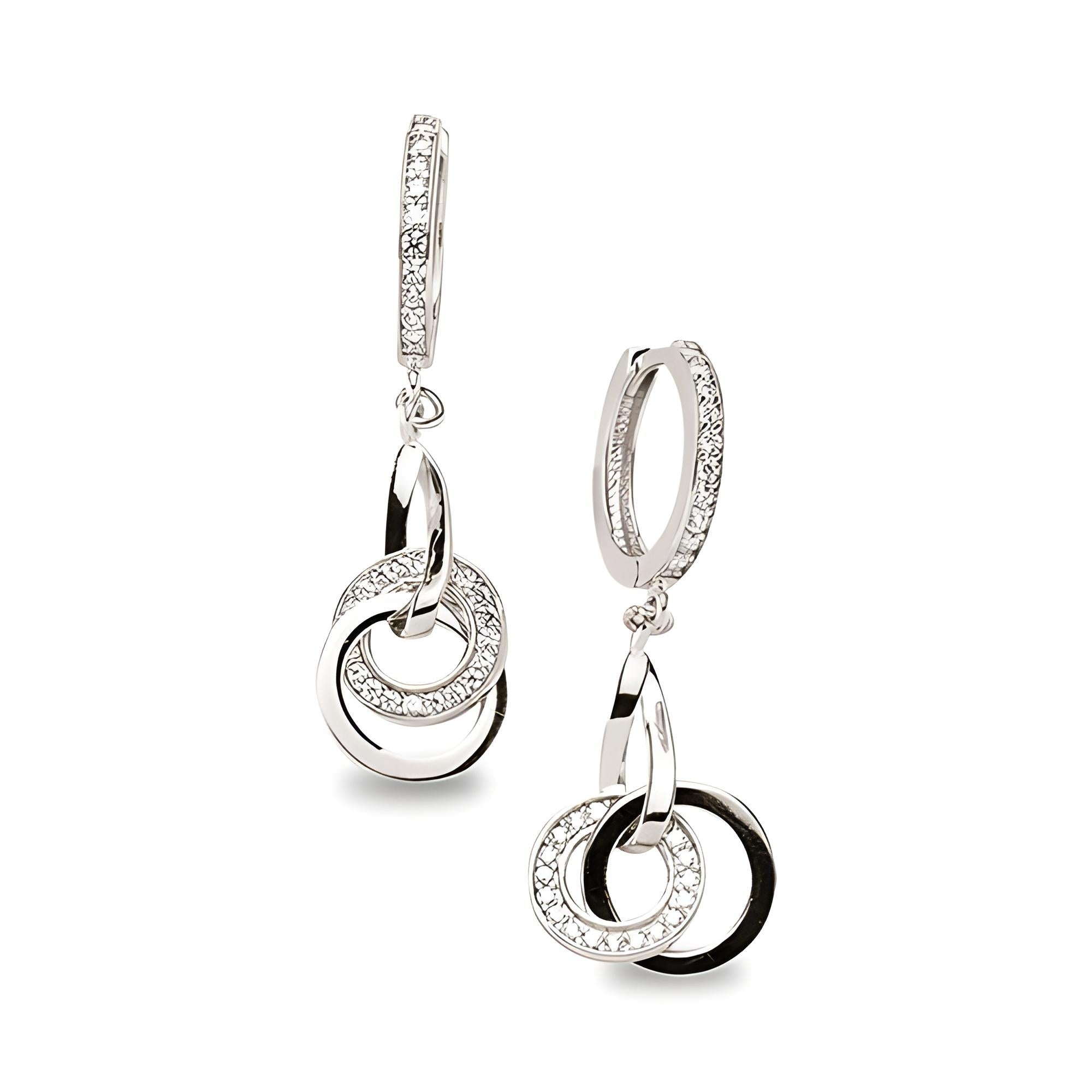 Schmuckset aus Silber Zirkonia weiss