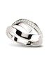 Ring aus Silber Zirkonia weiss