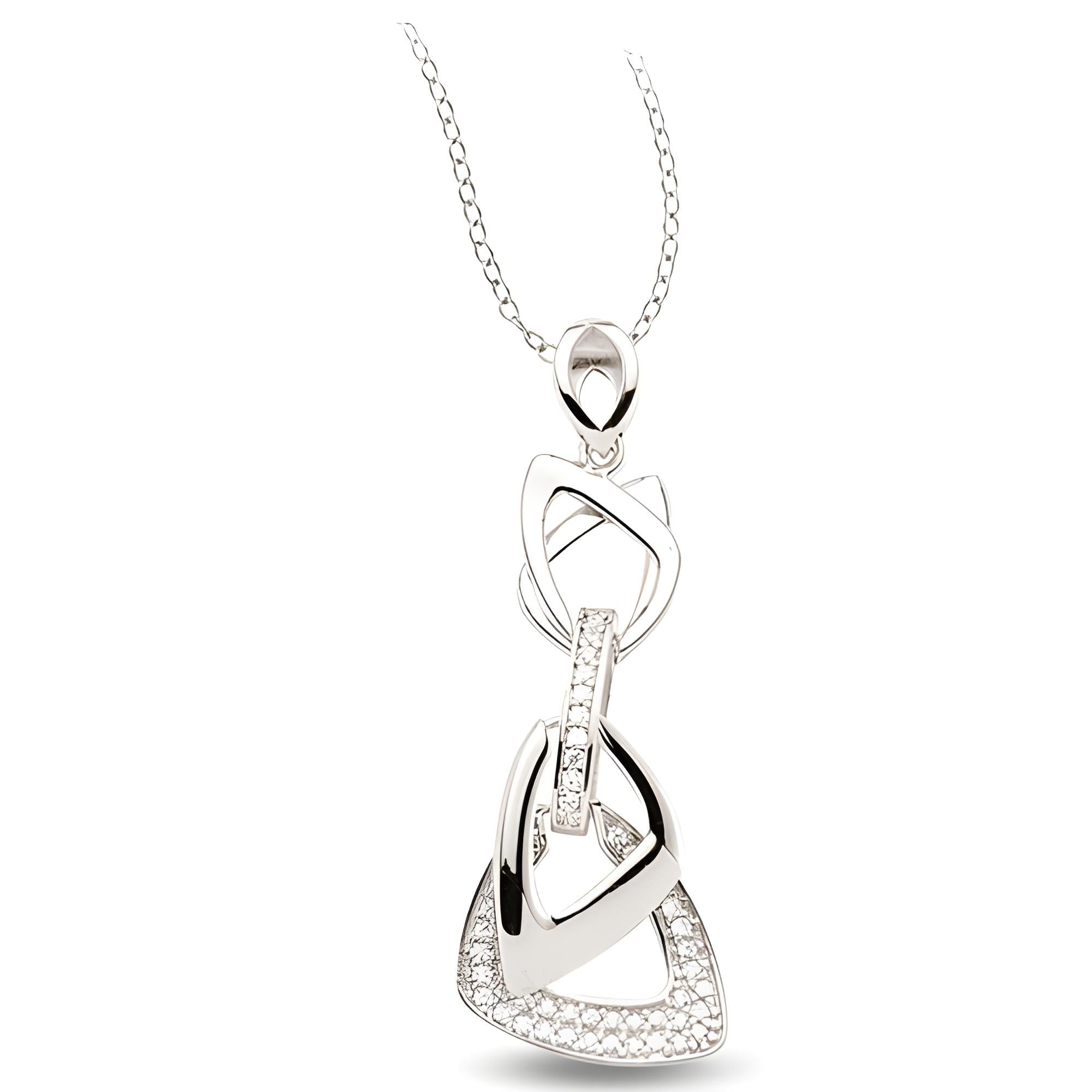 Schmuckset Silber Zirkonia weiss