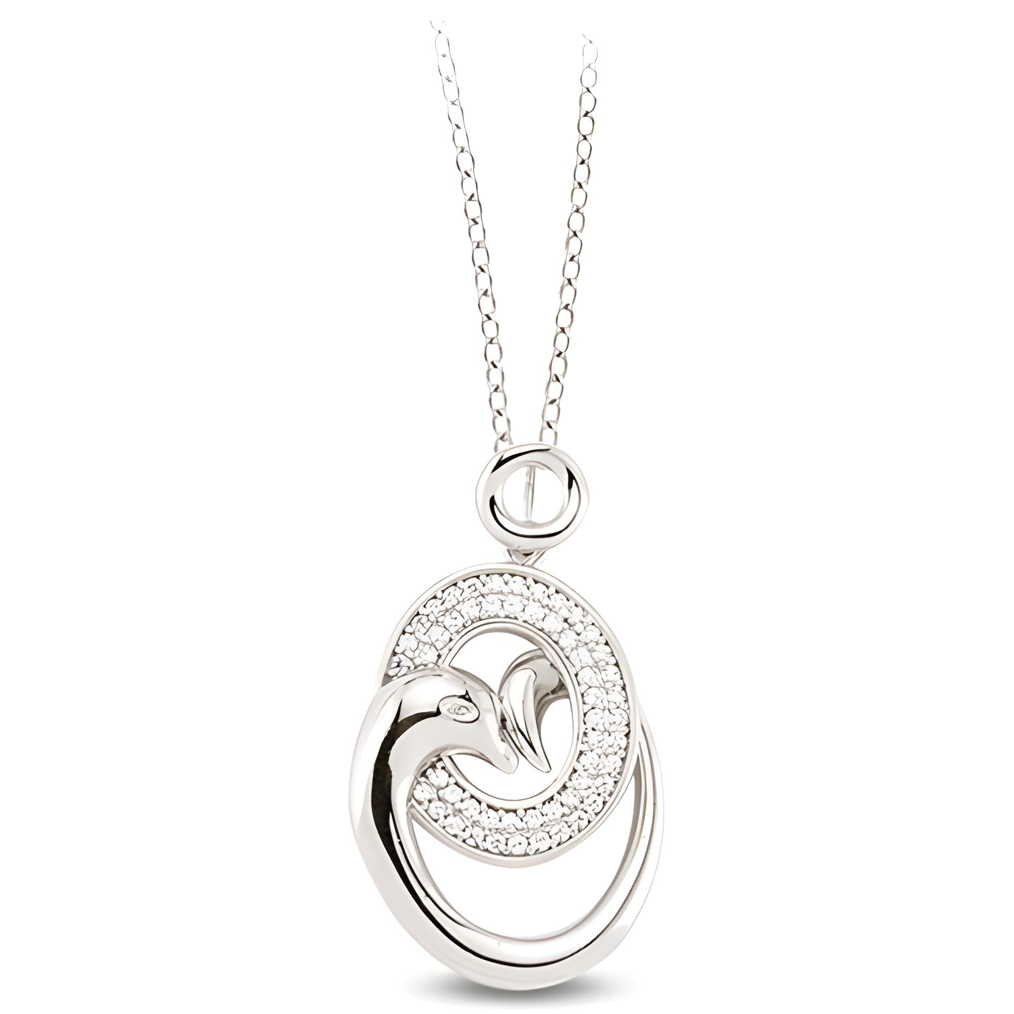 Schmuckset aus Silber Zirkonia weiss