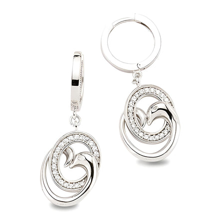 Schmuckset aus Silber Zirkonia weiss