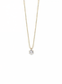 Collier Zirkonia 585 Gelbgold 45cm