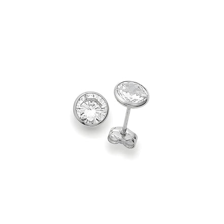 Ohrstecker Elements Gold C313-002/W Weissgold Zirkonia