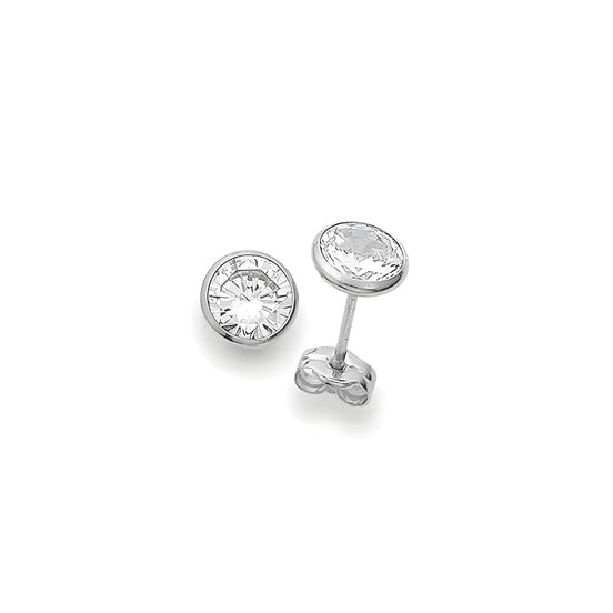 Ohrstecker Elements Gold C313-002/W Weissgold Zirkonia