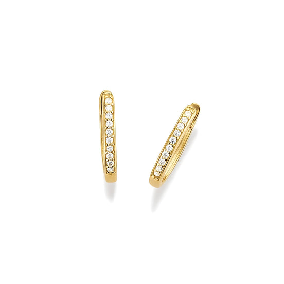 Creolen Gelbgold Zirkonia K13487G