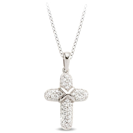 Kreuzanhaenger Sterling Silber