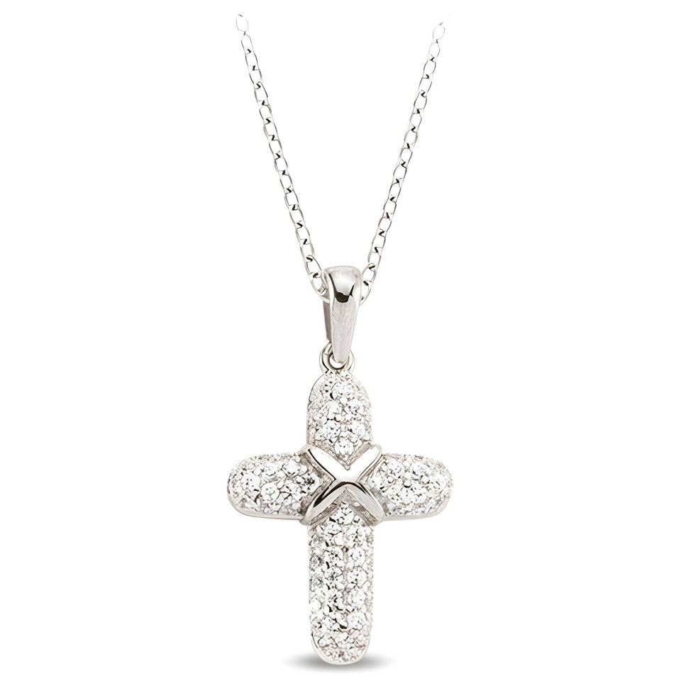 Kreuzanhaenger Sterling Silber