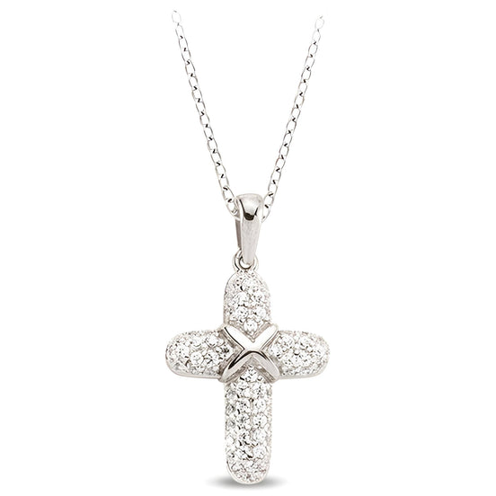 Kreuzanhaenger Sterling Silber