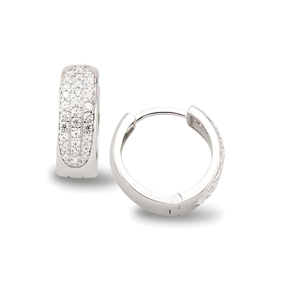 Silber Zirkonia Creolen