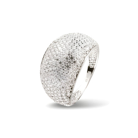 Silberring Zirkonia weiß