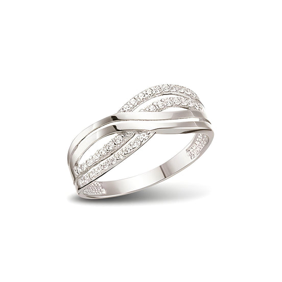 Abendring Zirkonia 925 Silber