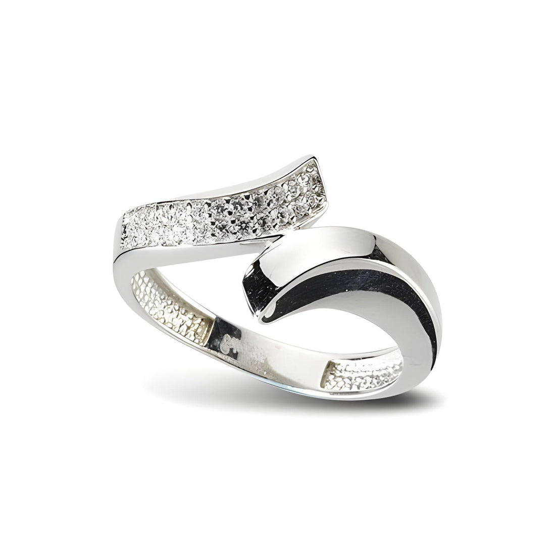 Ring aus Silber Zirkonia weiß