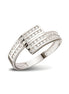 Ring aus Silber Zirkonia weiß