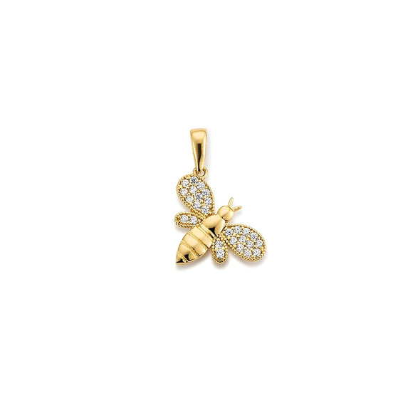 Anhänger Zirkonia 585 Gelbgold