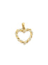 Anhänger Herz Zirkonia 585 Gelbgold