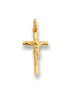 Kreuz Anhänger 18mm 585 Gelbgold
