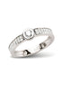 Ring aus Silber Zirkonia weiss