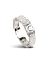 Ring aus Silber Zirkonia weiss