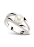 Ring aus Silber mit Suesswasserzuchtperle