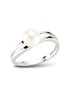 Ring aus Silber mit Suesswasserzuchtperle