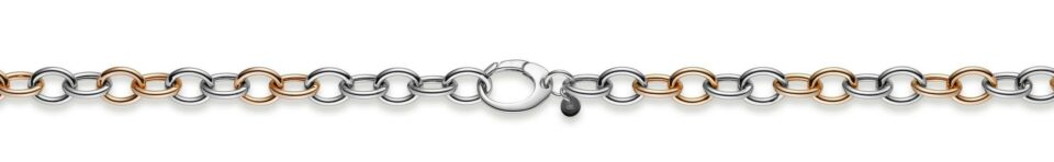 Zweifarbiges Gold Armband – Bild 2