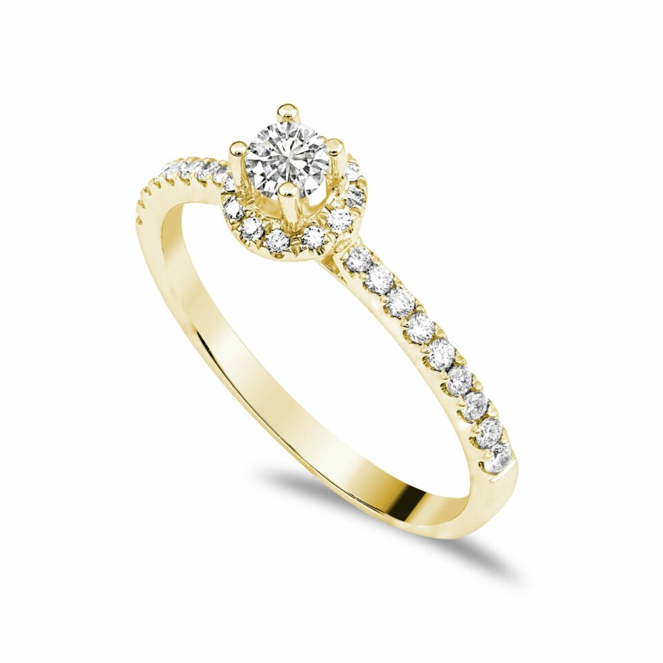 Solitairering aus Gold – Bild 8