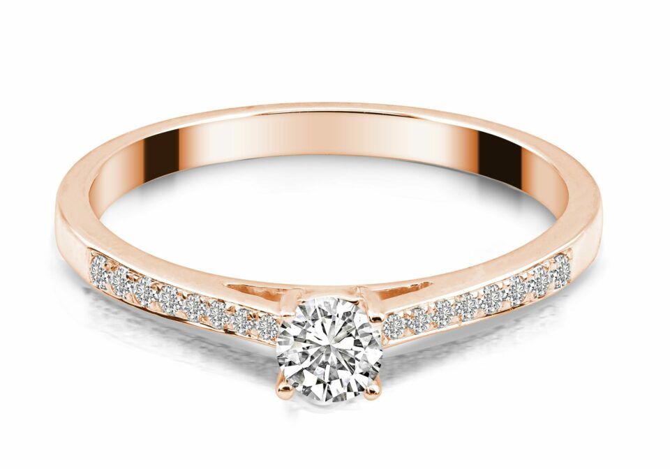 Solitairering aus Gold – Bild 7