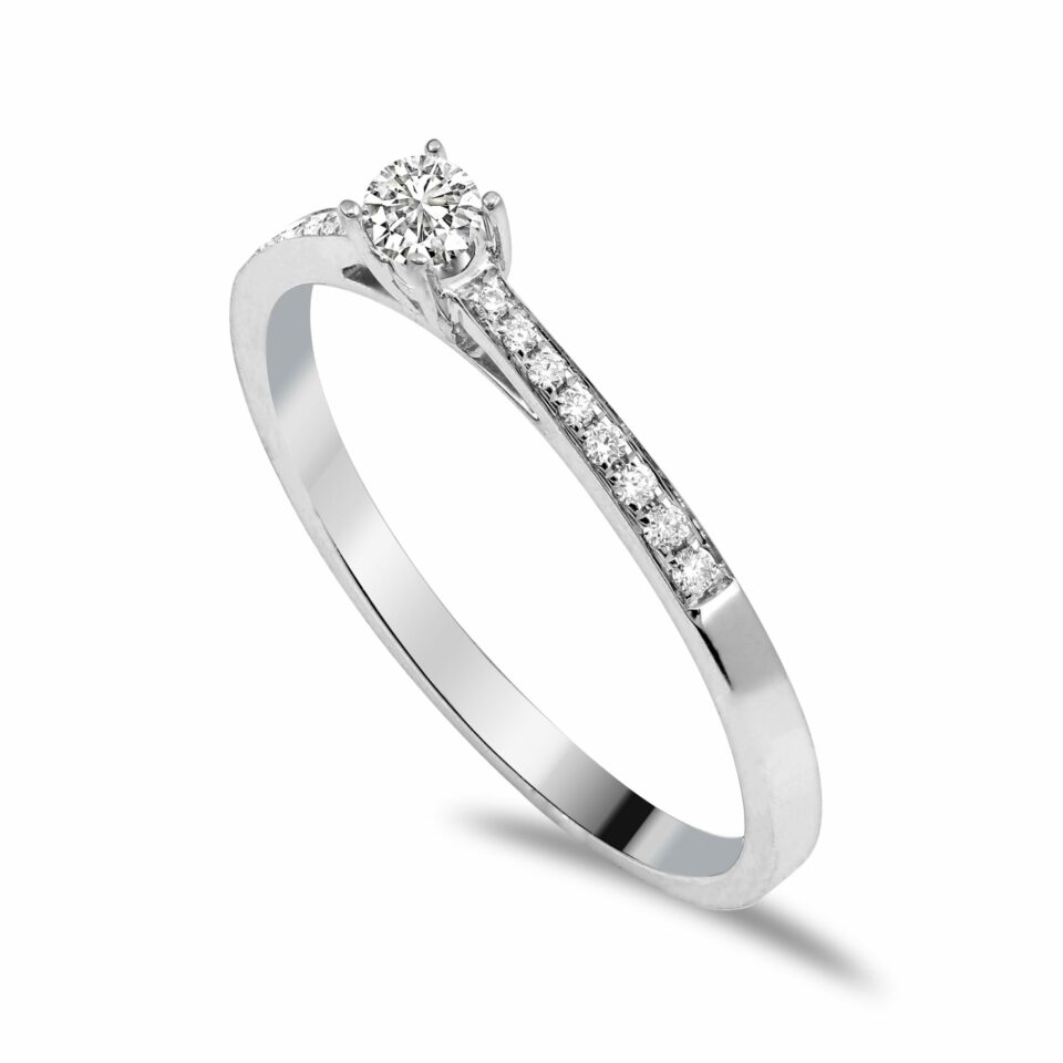 Solitairering aus Gold – Bild 4