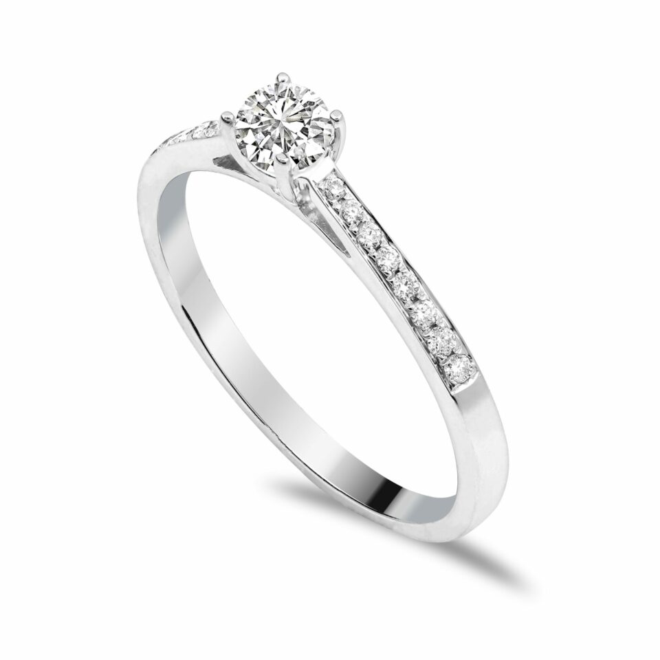 Solitairering aus Gold – Bild 6