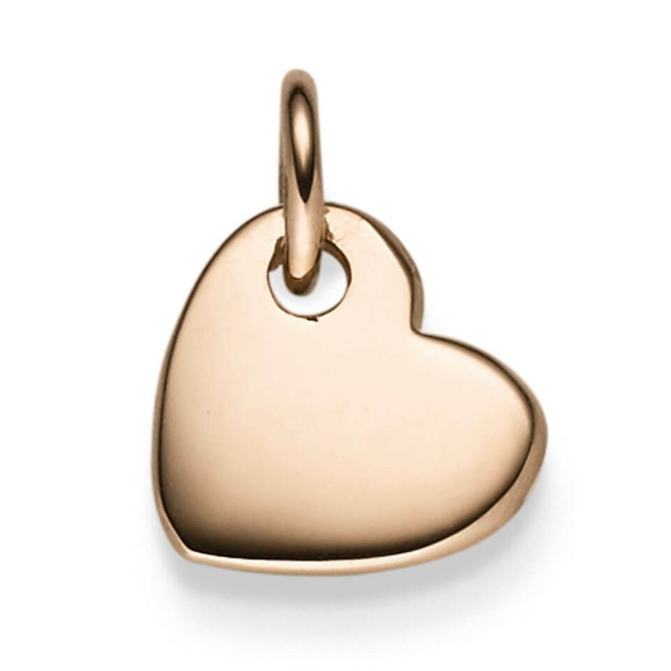 Gold Herz Anhänger – Bild 3