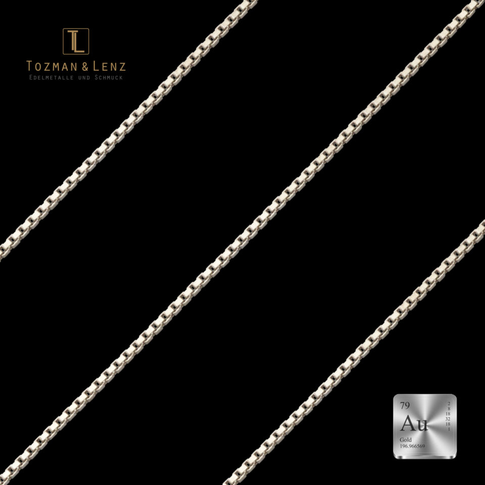 Veneziakette 585 Weißgold – Bild 9