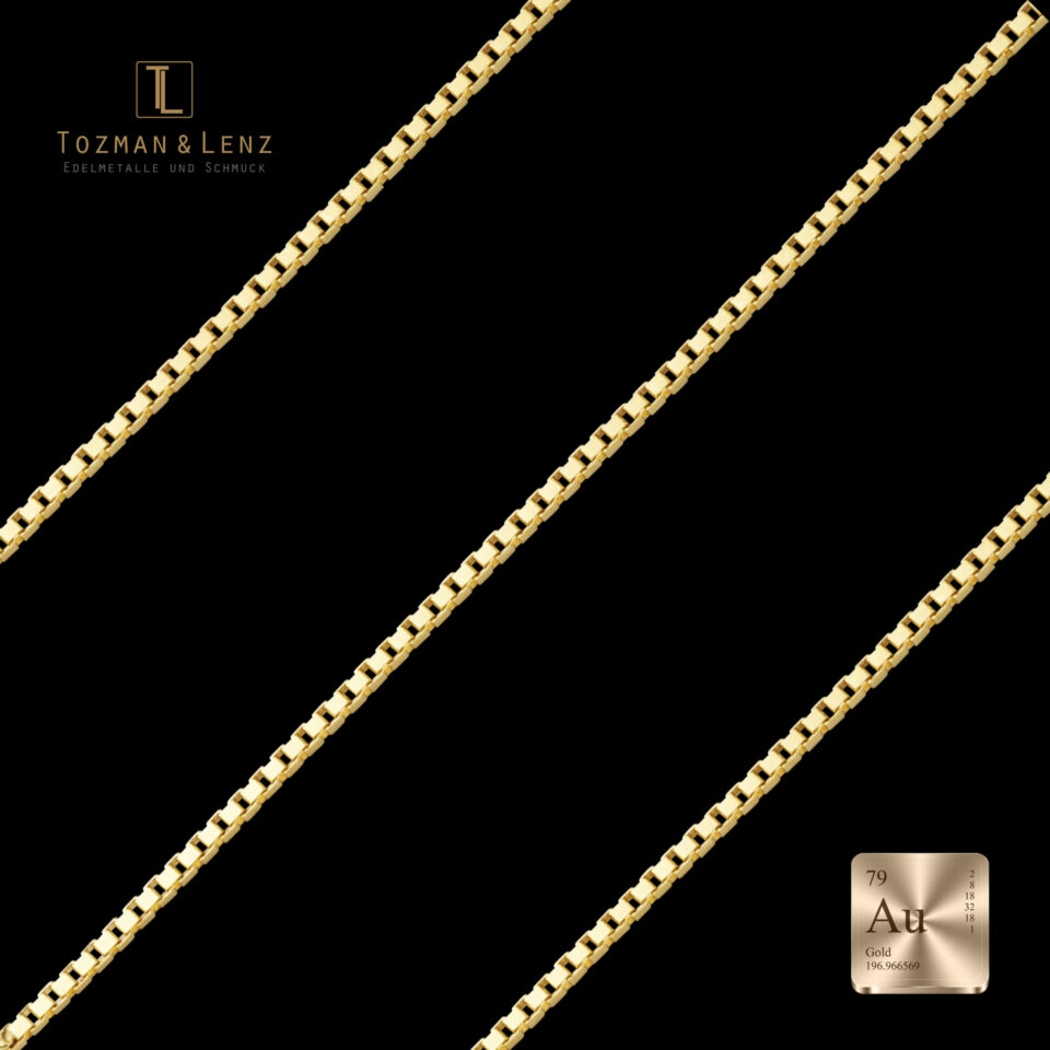 Veneziakette 585 Gelbgold – Bild 9