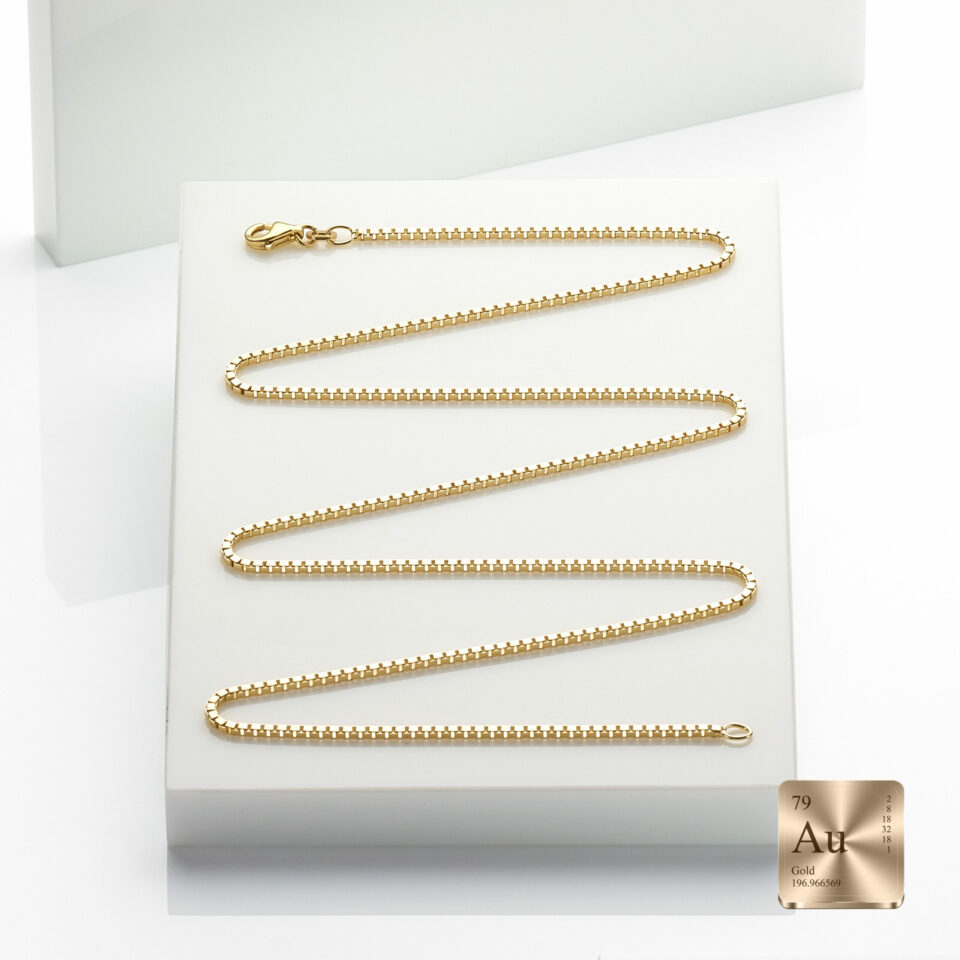 Veneziakette 585 Gelbgold – Bild 4