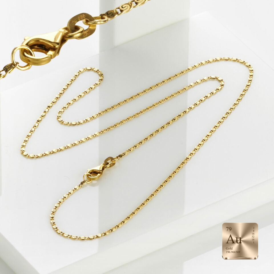 S-Panzerkette 585 Gelbgold 1,3mm – Bild 4