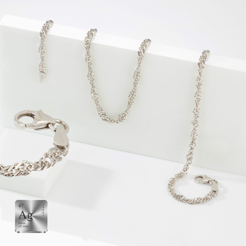 Singapurkette aus 925 Silber – Bild 4