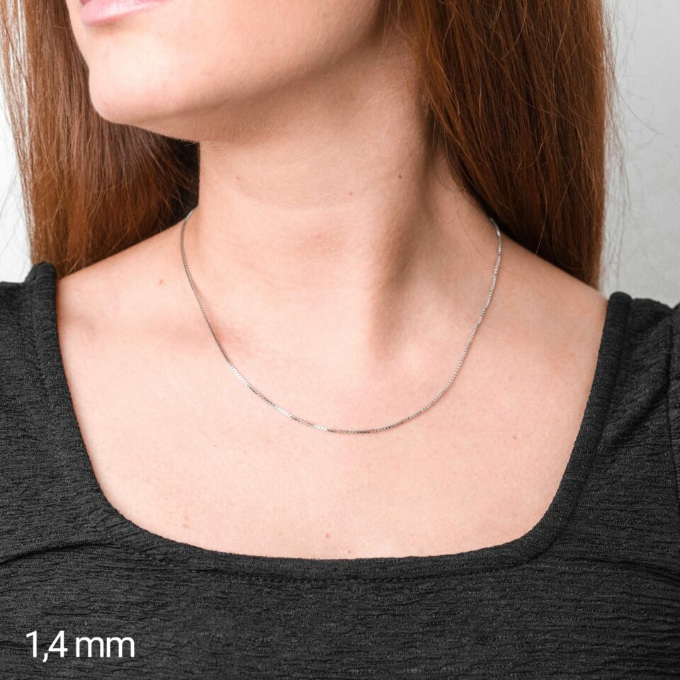 Veneziakette aus 925 Silber – Bild 2